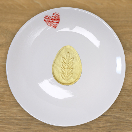 CookieStamp - Ou Frunza, 88x66x16 mm - Cookie Cutter Decorativ pentru Aluat, Ștampilă pentru Biscuiți Unicat - Ideal pentru copii [4]