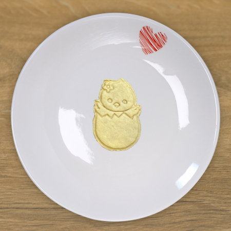 CookieStamp - Ou cu Pui, 89x62x16 mm - Cookie Cutter Decorativ pentru Aluat, Ștampilă pentru Biscuiți Unicat - Ideal pentru copii [4]