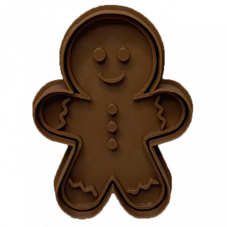 CookieStamp - Om de Turta Dulce, 89x67x16 mm - Cookie Cutter Decorativ pentru Aluat, Ștampilă pentru Biscuiți Unicat - Ideal pentru copii [6]