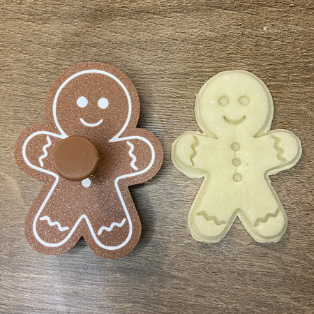 CookieStamp - Om de Turta Dulce, 89x67x16 mm - Cookie Cutter Decorativ pentru Aluat, Ștampilă pentru Biscuiți Unicat - Ideal pentru copii [8]
