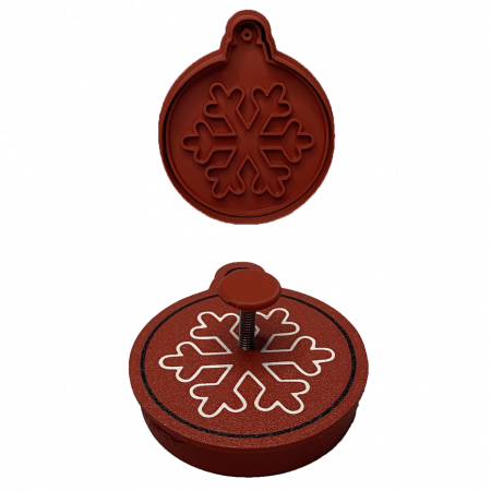 Stampile Individuale - CookieStamp - Glob, 89x74x16 mm - Cookie Cutter Decorativ pentru Aluat, Ștampilă pentru Biscuiți Unicat - Ideal pentru copii