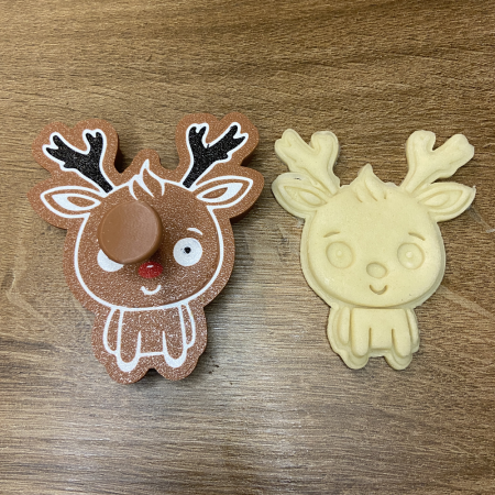 CookieStamp - Renul Rudolf, 89x78x16 mm - Cookie Cutter Decorativ pentru Aluat, Ștampilă pentru Biscuiți Unicat - Ideal pentru copii [8]