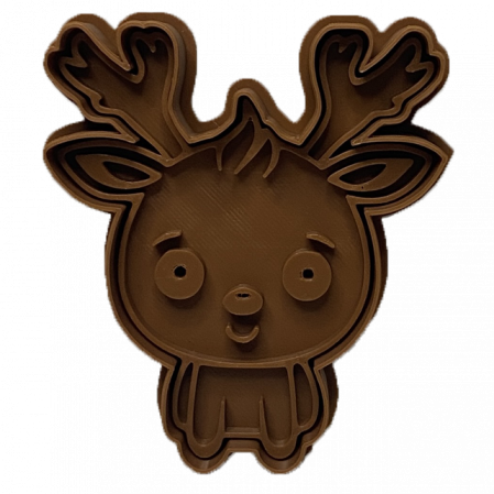 CookieStamp - Renul Rudolf, 89x78x16 mm - Cookie Cutter Decorativ pentru Aluat, Ștampilă pentru Biscuiți Unicat - Ideal pentru copii [6]