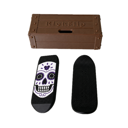 Violet Skull - KickFlip Fidget [1]