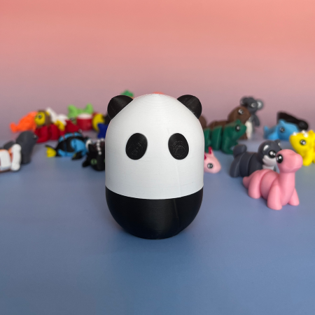 Cutie Panda cu Zigluț Surpriză - Jucărie Flexibilă & Colecționabilă [1]