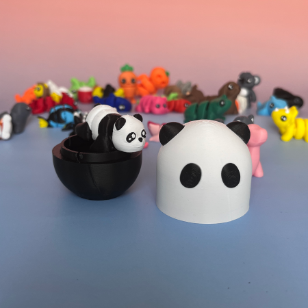 Cutie Panda cu Zigluț Surpriză - Jucărie Flexibilă & Colecționabilă [3]
