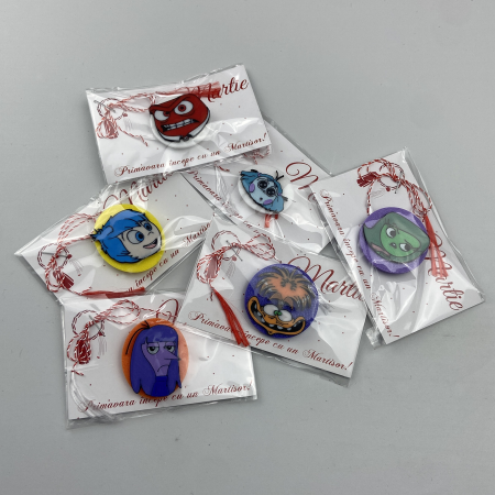 Mărțișoare - Emotii - Inside Out - Martisoare Broșă