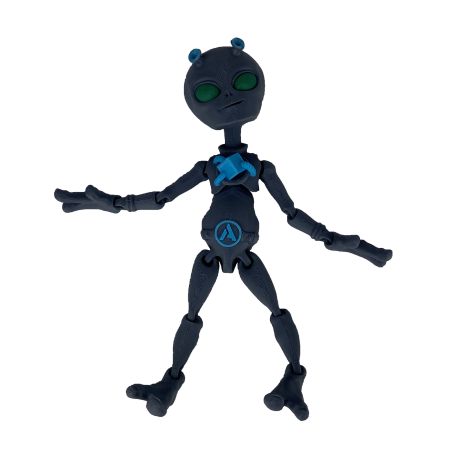 Oferta Black Friday - Figurina Extraterestru, 16 cm, Jucarie 3D Articulata, Plastic