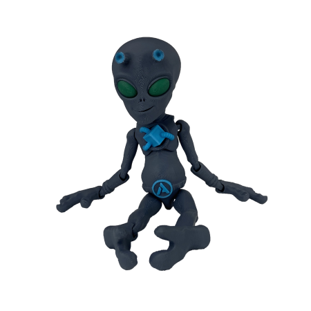 Figurina Extraterestru, 16 cm, Jucarie 3D Articulata, Plastic [1]