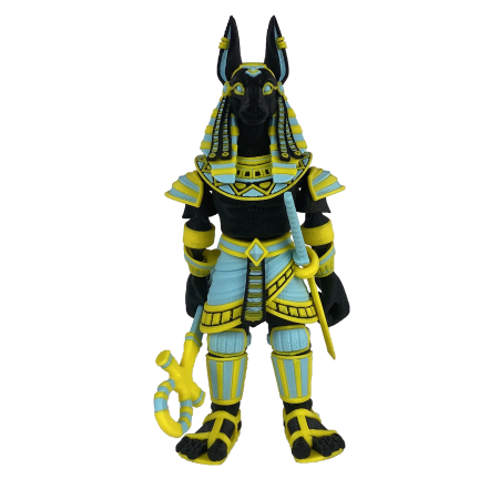 Figurina Anubis, 16 cm, Jucarie 3D Articulata, Plastic [2]