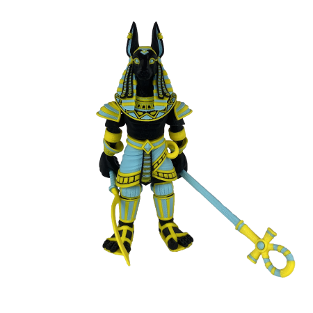 Figurina Anubis, 16 cm, Jucarie 3D Articulata, Plastic [3]