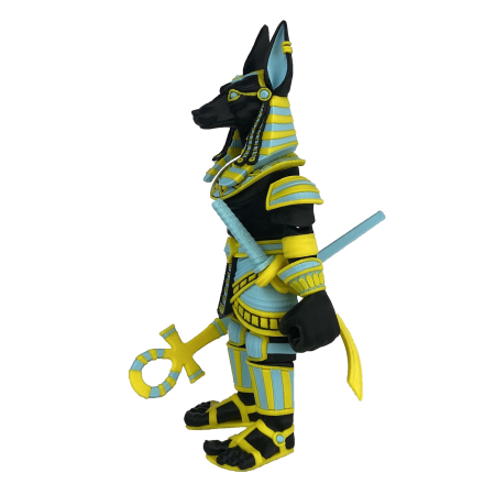 Figurina Anubis, 16 cm, Jucarie 3D Articulata, Plastic [1]