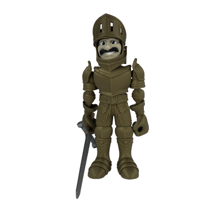 Jucarii Flexibile - Figurina Soldat Bronz, 16 cm, Jucarie 3D Articulata, Plastic