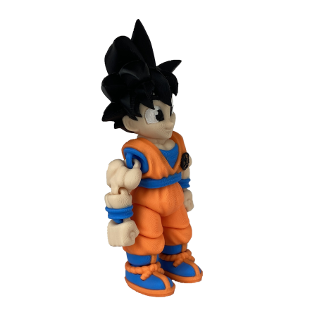 Figurina Son Goku, 12 cm, Jucarie 3D Articulata, Plastic [1]