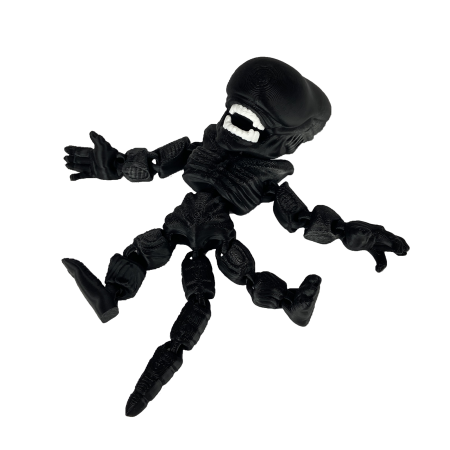 Figurina Alien Xenomorph, 16 cm, Jucarie 3D Articulata, Plastic [2]