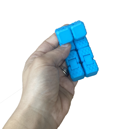 Jucarie interactiva, Cub Infinit, jucarie fidget antistres in forma Cub pliabil, Zigluti [2]