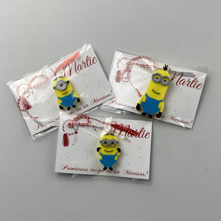Mărțișoare - Minions - Martisoare Broșă