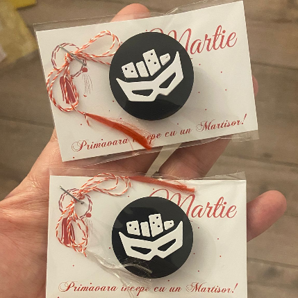 Mărțișoare - Martisor Justitiarul de Berceni Broșă