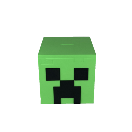 Pusculita Creeper din Minecraft,12x12x12cm, cu capac de deschidere [3]