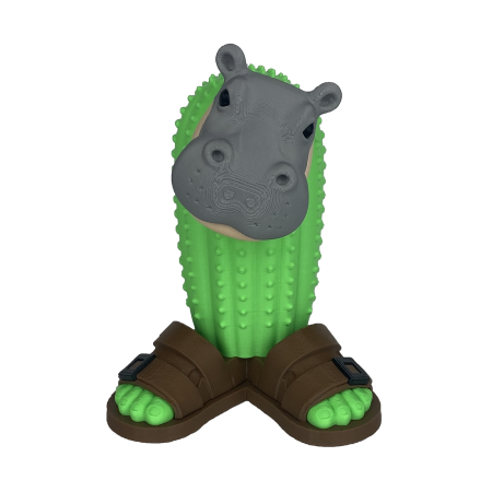Jucării - Il Cacto Hipopotamo - Italian Brain Rot - Jucarie 3D Articulata, Plastic