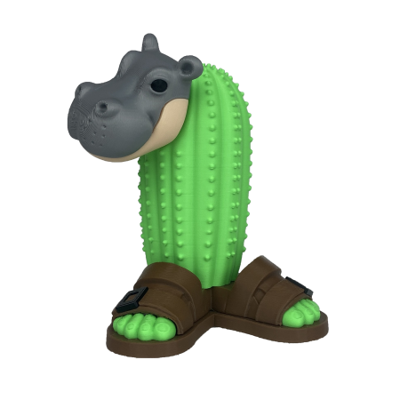 Il Cacto Hipopotamo - Italian Brain Rot - Jucarie 3D Articulata, Plastic [3]