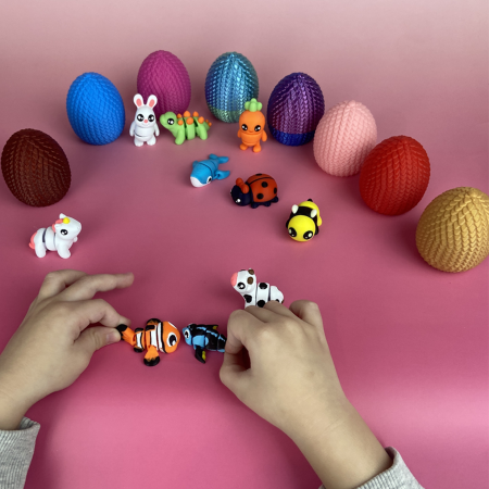 Ou de Dragon cu Zigluț Surpriză - Jucărie Flexibilă & Colecționabilă | 16 Culori Unice | Descoperă Peste 100 Modele de Zigluți | Cadou Perfect pentru Copii și Pasionați de Fantezie [4]