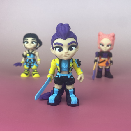 Huntrix - Rumi, Mira și Zoey – figurine K-Pop flexibile [5]