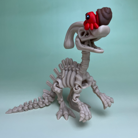 Schelet Parasaurolophus cu Mini Zigluț Surpriză – 24 cm [1]