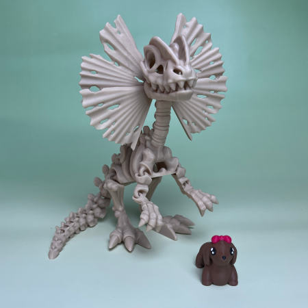 Produse Noi - Schelet Dilophosaurus cu Mini Zigluț Surpriză – 25 cm