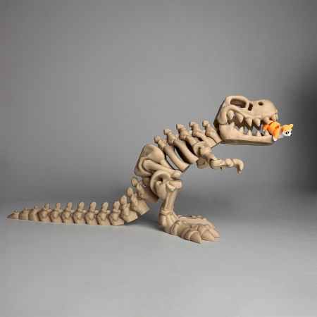 DINOZAURI MARI - Schelet MARE T-Rex cu mini-Ziglut, 38 cm