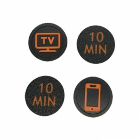 Token Timp Ecran - Set 3-7 ani pentru Gestionare Screen Time | Motivare Copii + Responsabilitate | Incl. 5/10/15 min (Cadou Ideal Părinți) [7]