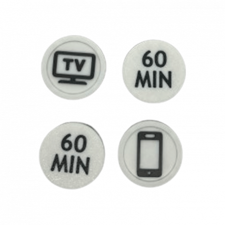 Set Screen Time Tokens - Sistem Recompense pentru Copii 7+ ani | Control Timp TV/Tabletă (15/30/60 min) | Joc Educativ Parenting & Cadou Familial [8]