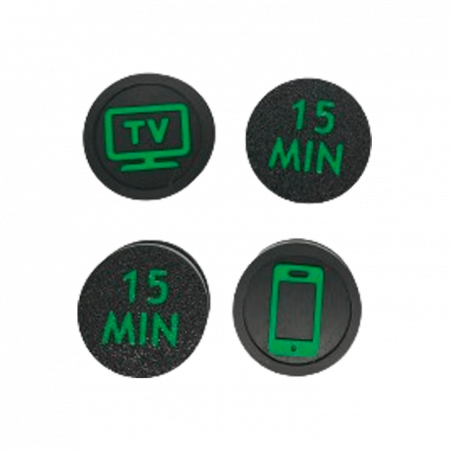 Set Screen Time Tokens - Sistem Recompense pentru Copii 7+ ani | Control Timp TV/Tabletă (15/30/60 min) | Joc Educativ Parenting & Cadou Familial [6]