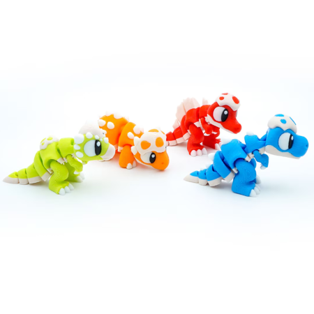 Set 4 Zigluti Grasuni Dinozauri + Ou de Dinozaur [5]