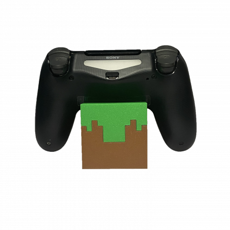 Suport Controller Minecraft - Stand Gaming PS4 | Design 3D Minimalist | Cadou pentru Gameri Pasionați (Printat 3D, Compatibil DualShock) [3]