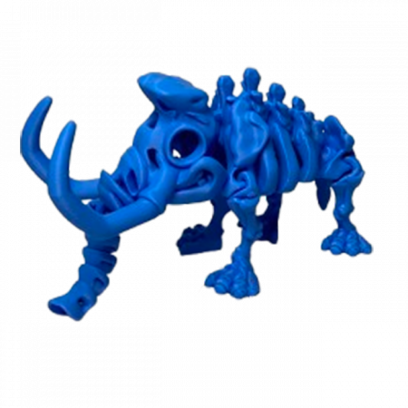 Set 7 Jucării Flexibile Dinozauri Scheleti, Culoare Albastru, Material PLA Premiu [5]