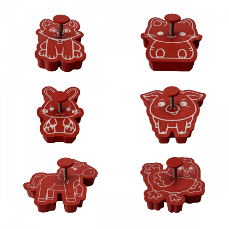 Set 6 Forme Prajituri - CookieStamps - Animale Domestice - Cookie Cutters Decorative pentru Aluat, Ștampile Biscuiți Artizanali - forme ideale pentru copii [8]