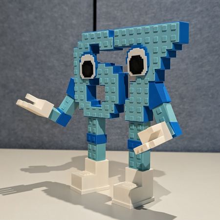 Statueta Six Seven - 67 , jucarie 3D, Plastic [3]