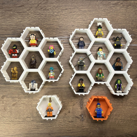 Suport Modular Hexagonal pentru figurine LEGO, 7 camere [4]