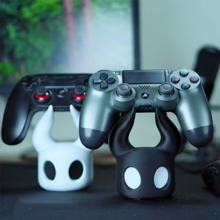 Suport Controller Hollow Knight - Stand Gaming PS5/PS4/Xbox | Design 3D Minimalist | Cadou pentru Gameri Pasionați (Printat 3D, Compatibil DualShock) [2]