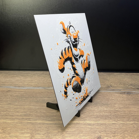 Tablou 3D Tigris HueForge - Decor Disney pentru Copii | Imprimare 3D Culorită | Cadou pentru Copii (20x20 cm) [1]