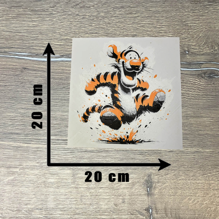 Tablou 3D Tigris HueForge - Decor Disney pentru Copii | Imprimare 3D Culorită | Cadou pentru Copii (20x20 cm) [2]