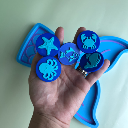 Tavă Senzorială Lumea Sirenelor - Set cu 12 Accesorii Tematice [1]