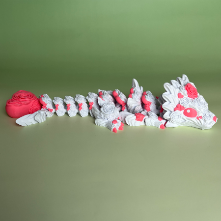 Rosa – Zigluț Dragonul Trandafirilor, Jucărie Flexibilă & Articulată, 27 cm [4]