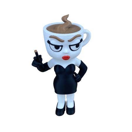 Espressona Signora - Italian Brain Rot - Jucarie 3D Articulata, Plastic [2]