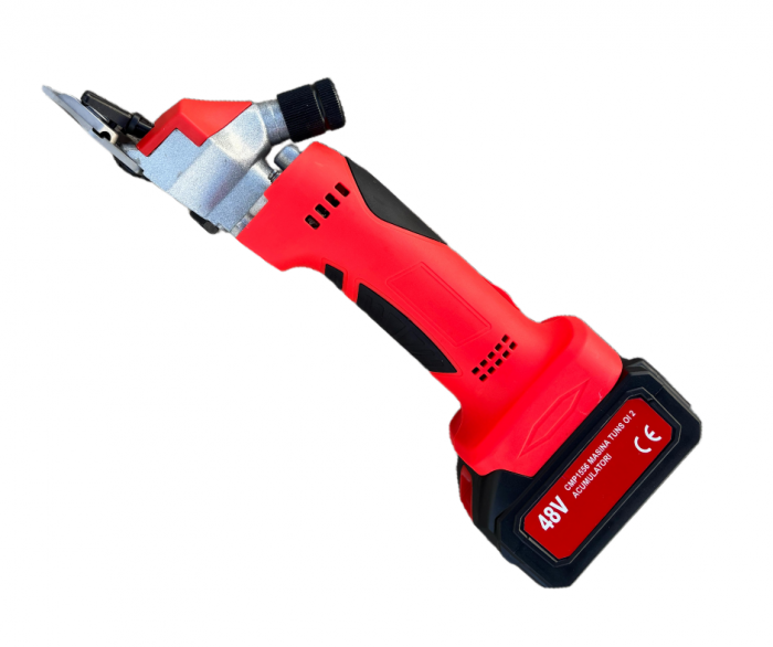 1000W Masina de tuns oi pe acumulator CAMPION 48V, 2 acumulatori, accesorii incluse, CAINI SAU ANIMALE MARI [4]