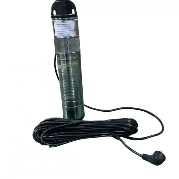 *100% CUPRU* 5000L/Ora Pompa tun submersibila inox 1500W CAMPION 5m3/ora, 160 metri refulare, consum redus, racord inclus 20M [2]