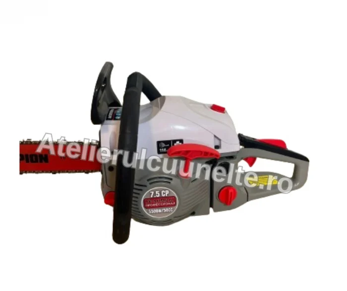 7.5 CPURALMASH RUSIA 2 LAME + 2 LANTURI Drujba pe Benzina Motofierastrau by CAMPION LAMA Campion 40 CM [3]