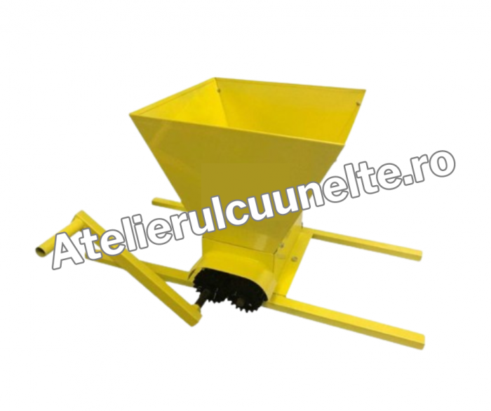 * OFERTA * PACHET ZDROBITOR STRUGURI MANUAL 500KG/ORA + TEASC 40L CUVA EXTRA MARE ! [3]