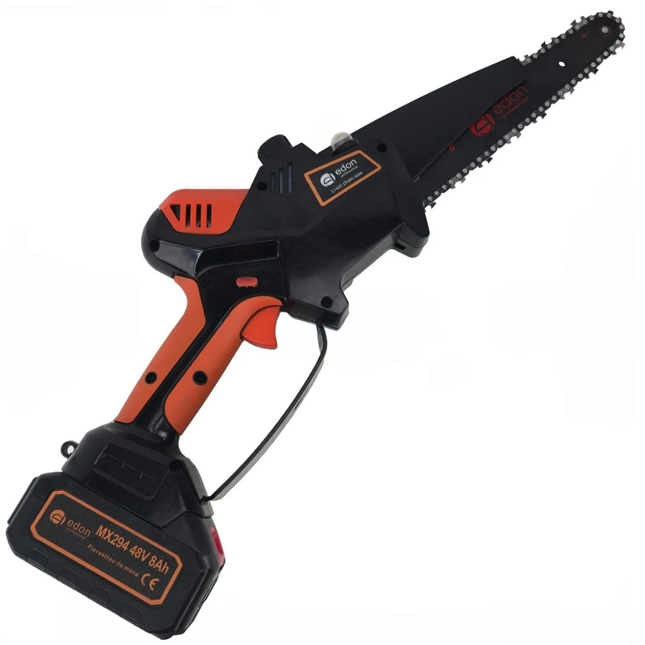 48V  Minifierastrau mini drujba cu 2 acumulatori  lama 20 cm, , sistem de ungere lant, geanta de transport [2]